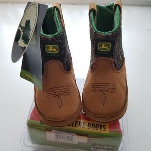 John Deere Johnny Popper Boots Size 4